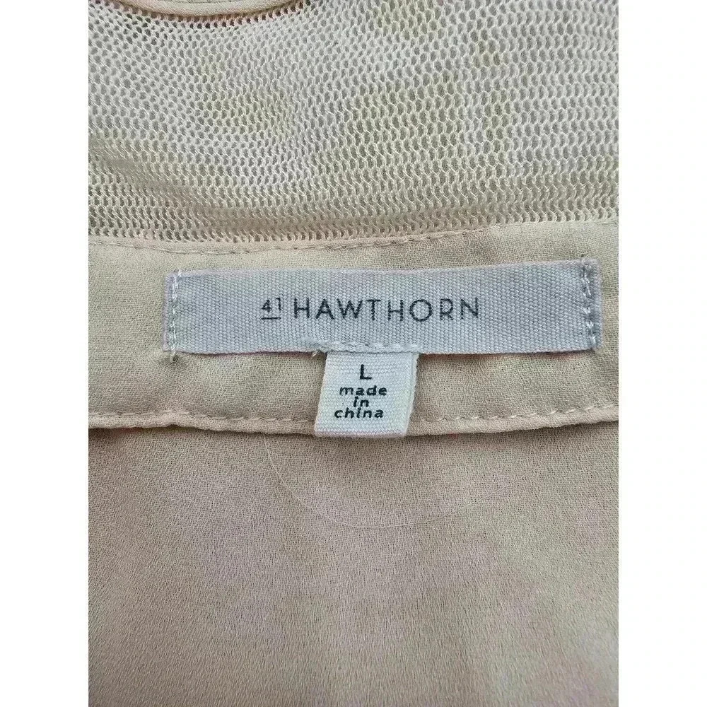 41Hawthorn Women's Size L Beige Tank with White and Black Design - Picture 6 of 7